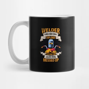 Welding the skill to create something from nothing cool welder Mug